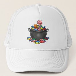 Gorra De Camionero Caldero de dulces de truco o trato