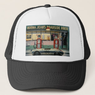 Gorra De Camionero Calendario Girl.tif de la carretera del destino