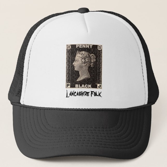 Gorra De Camionero Calentador principal negro del penique (Anverso)