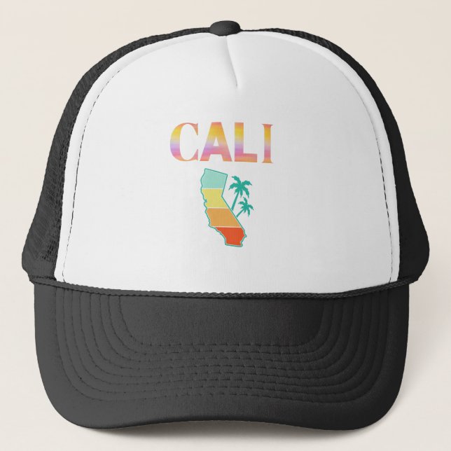 Gorra De Camionero Cali California (Anverso)