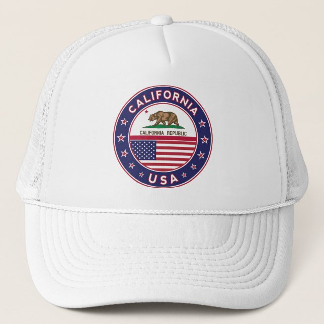 Gorra De Camionero California (Anverso)
