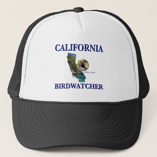 Gorra De Camionero California Birdwatcher (Anverso)