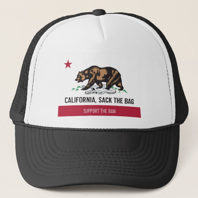Gorra De Camionero California, despide el bolso (Anverso)