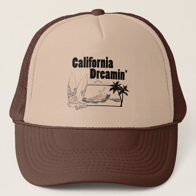 Gorra De Camionero California Dreamin (Anverso)