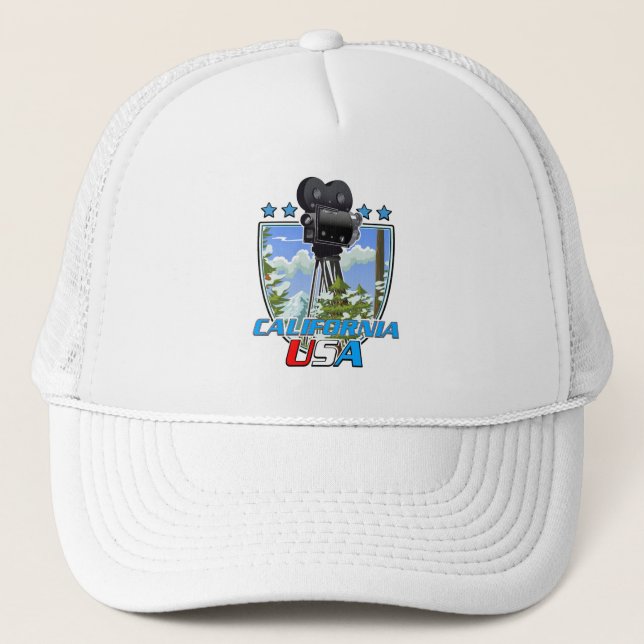 Gorra De Camionero California EE. UU. (Anverso)