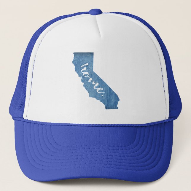 Gorra De Camionero California Home Wood Grain (Anverso)