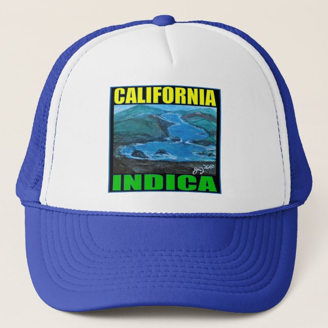 GORRA DE CAMIONERO CALIFORNIA INDICA (Anverso)