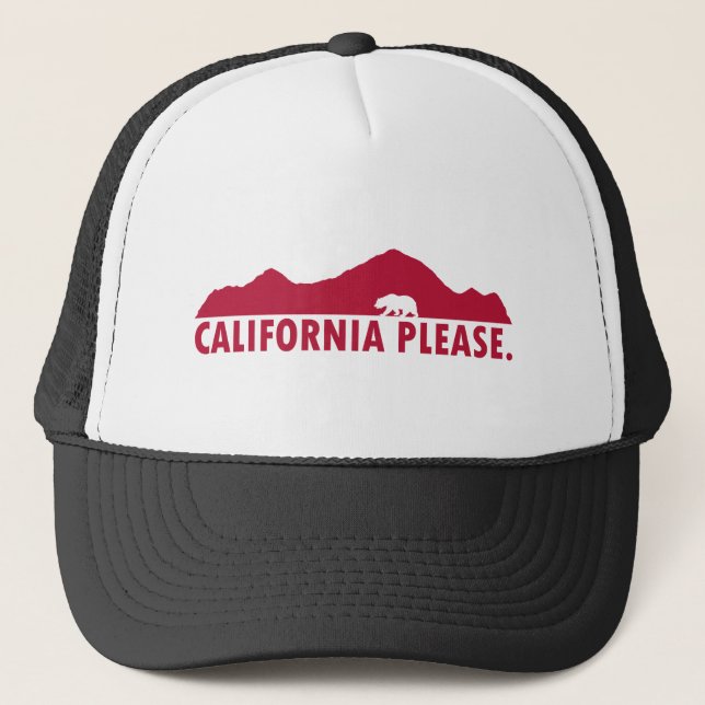 Gorra De Camionero California Please (Anverso)