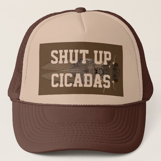 Gorra De Camionero Cállate las cigarras (Anverso)