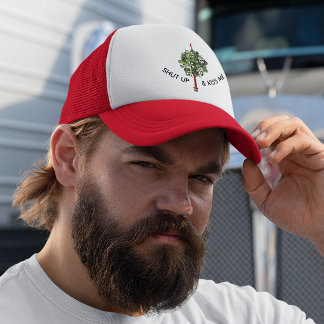 Gorra De Camionero Cállate y béame Mistletoe