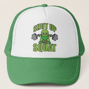 Gorra De Camionero Cállate Y Squat Kawaii Anime Powerlifter Personali