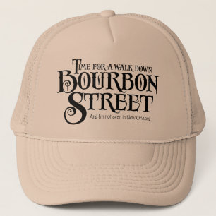 Gorra De Camionero Calle Bourbon - divertido whisky bebiendo