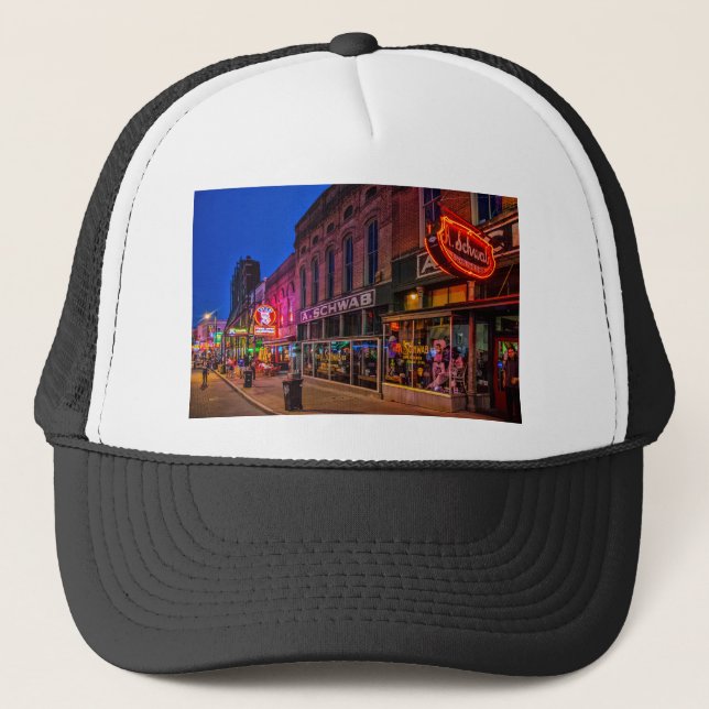 Gorra De Camionero Calle de Beale en Memphis (Anverso)