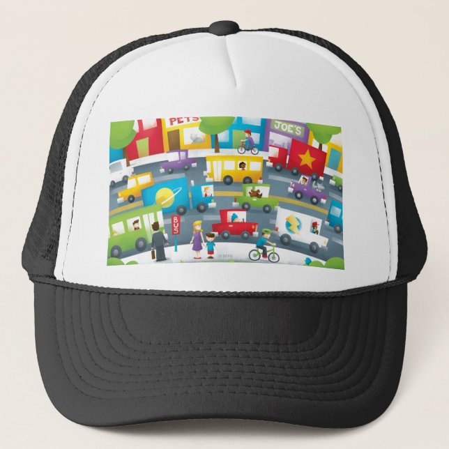 Gorra De Camionero Calle de la ciudad (Anverso)