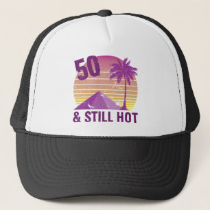 Gorra De Camionero Calor de cumpleaños número 50
