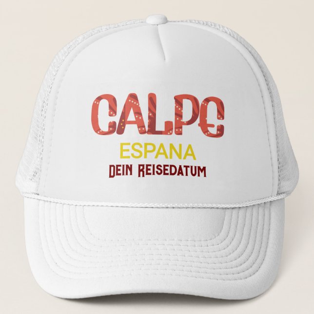 Gorra De Camionero calpe Spanien calp (Anverso)