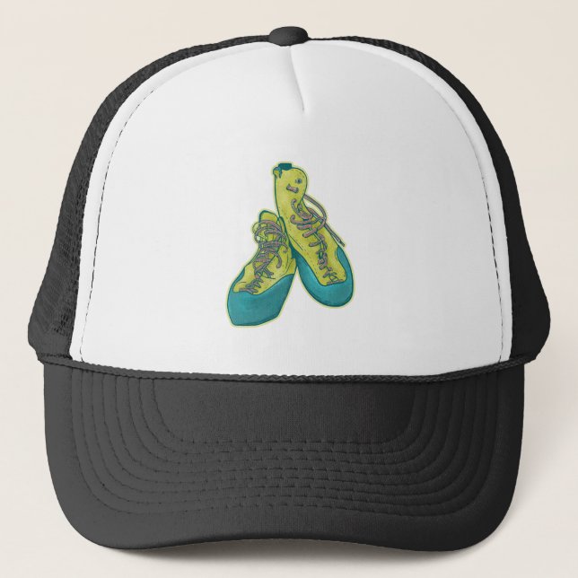 Gorra De Camionero Calzado de escalada antigua escalada (Anverso)