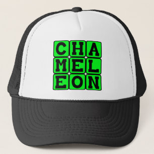 Gorra De Camionero Camaleón, lagarto que cambia de color