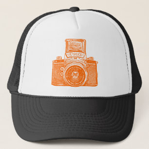 Gorra De Camionero Cámara de Alemania Oriental - Naranja