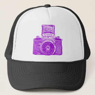 Gorra De Camionero Cámara de Alemania Oriental - Púrpura