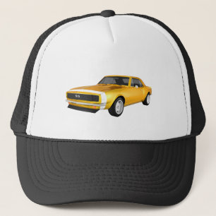 Gorra De Camionero Camaro 1967 SS: Final amarillo: modelo 3D: