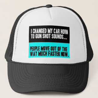 GORRA DE CAMIONERO CAMBIAR EL SONIDO DEL CUERNO DEL COCHE PARA DISPAR
