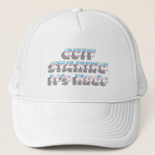 Gorra De Camionero Cambie de sexo el orgullo, el mirar fijamente