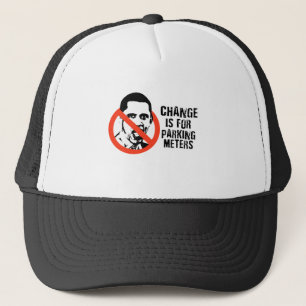 Gorra De Camionero Cambie está para los parquímetros