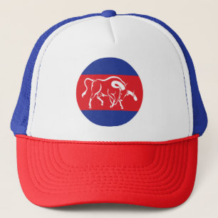 Gorra De Camionero Camboya Kouprey Bandera nacional animal camboyana