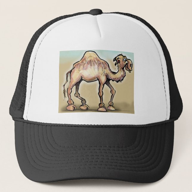 Gorra De Camionero Camello (Anverso)