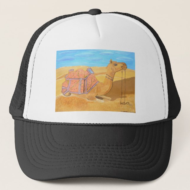 Gorra De Camionero Camello árabe (Anverso)