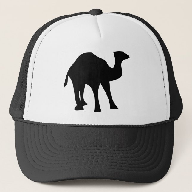 Gorra De Camionero camello negro (Anverso)