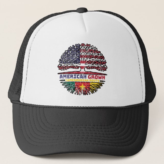 Gorra De Camionero Camerún Camerún Camerún Estados Unidos Estados Uni (Anverso)