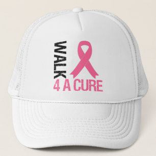 Gorra De Camionero Camina por una cura contra el cáncer de mama