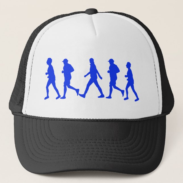 Gorra De Camionero Caminando en jogging (Anverso)