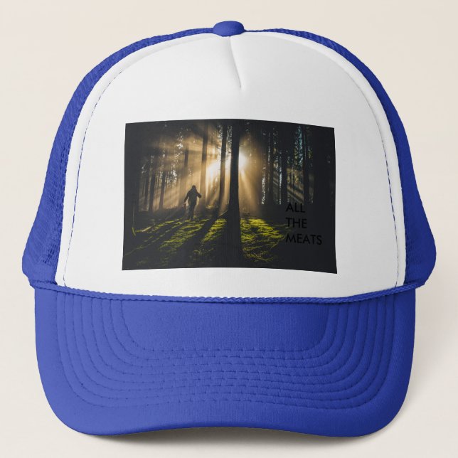 Gorra De Camionero caminar por el bosque (Anverso)