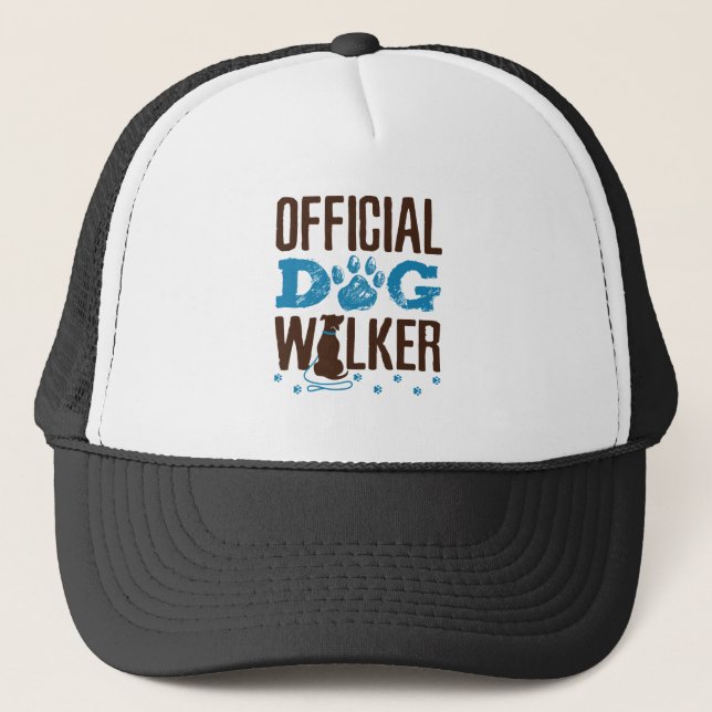 Gorra De Camionero Caminata Oficial del Perro (Anverso)