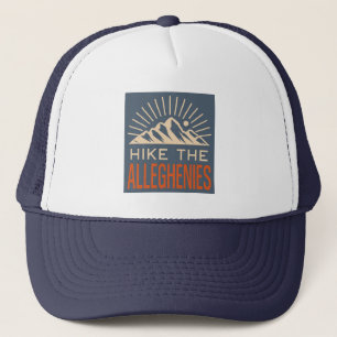 Gorra De Camionero Caminata por las montañas Allegheny Sunburst