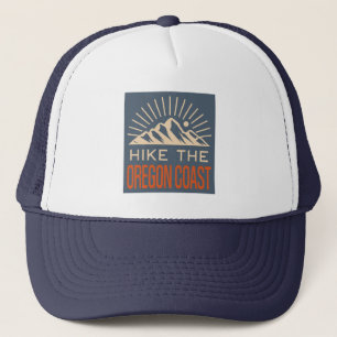 Gorra De Camionero Caminata Sunburst por la costa de Oregon