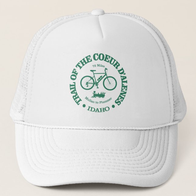 Gorra De Camionero Camino del Coeur d'Alene (ciclismo) (Anverso)