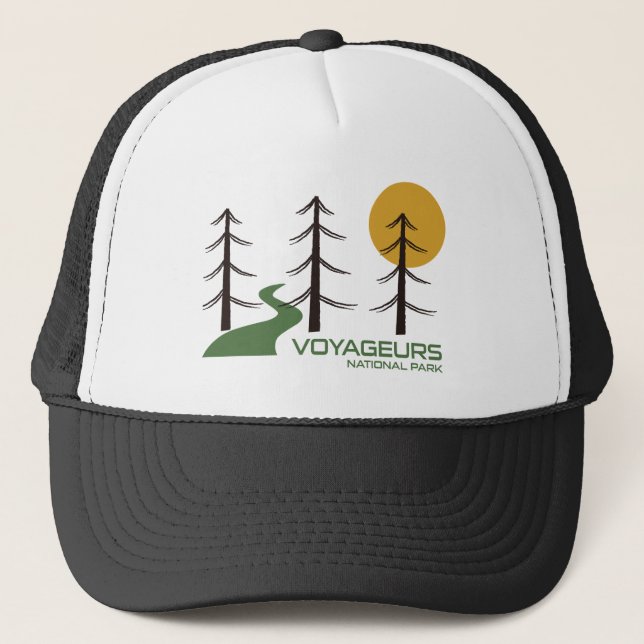 Gorra De Camionero Camino del Parque Nacional Voyageurs (Anverso)