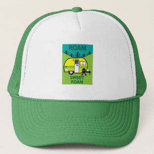 Gorra De Camionero Caminos felices Caravaner Camper Cojín decorat