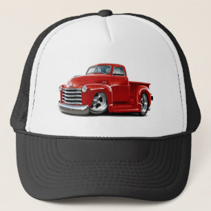 Gorra De Camionero Camión 1950-52 del rojo de Chevy