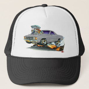 Gorra De Camionero Camión 1971-72 del gris del EL Camino
