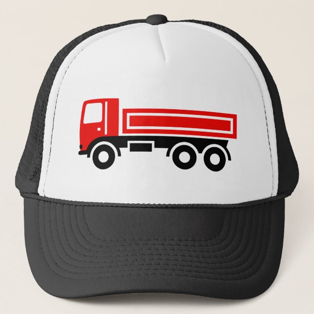 Gorra De Camionero Camión con volquete (Anverso)
