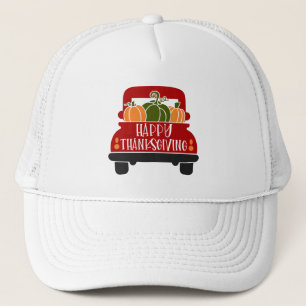 Gorra De Camionero Camión de Acción de Gracias