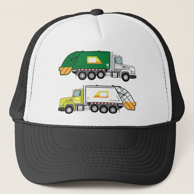 Gorra De Camionero Camión de basura (Anverso)