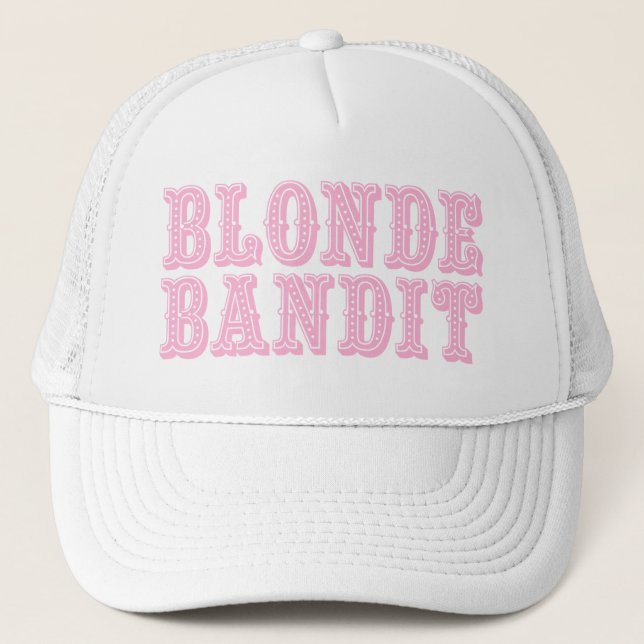 Gorra De Camionero Camión de Carreras Blondi Bowgirl Barrel (Anverso)