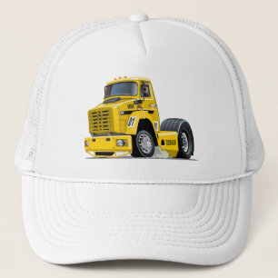 Gorra De Camionero Camión de carreras de dibujos animados
