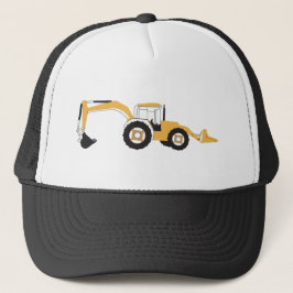 Gorra De Camionero Camión de construcción Backhoe